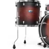 PEARL DMP984/C260 Decade Maple Satin Brown Burst 4 Parça (18B/12T/14F/14S) Aksamlı Akustik Davul Seti