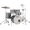 PEARL EXX705NBR/C21 Export EXX Smokey Chrome 5 Parça (20B/10T/12T/14F/14S) Aksamlı ve Zilli Akustik Davul Seti