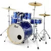 PEARL EXX725SBR/C717 Export EXX High Voltage Blue 5 Parça (22B/10T/12T/6F/14S) Aksamlı ve Zilli Akustik Davul Seti