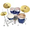 PEARL EXX725SBR/C717 Export EXX High Voltage Blue 5 Parça (22B/10T/12T/6F/14S) Aksamlı ve Zilli Akustik Davul Seti