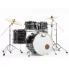 PEARL EXX725SBR/C778 Export EXX Graphite Silver Twist 5 Parça (22B/10T/12T/16F/14S) HWP-834 Aksam Setli ve Sabian SBR Zil Setli Akustik Davul Seti