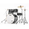 PEARL EXX725SBR/C778 Export EXX Graphite Silver Twist 5 Parça (22B/10T/12T/16F/14S) HWP-834 Aksam Setli ve Sabian SBR Zil Setli Akustik Davul Seti