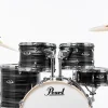 PEARL EXX725SBR/C778 Export EXX Graphite Silver Twist 5 Parça (22B/10T/12T/16F/14S) HWP-834 Aksam Setli ve Sabian SBR Zil Setli Akustik Davul Seti