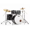 PEARL EXX725SBR/C779 Export EXX Metallic Amethyst Twist 5 Parça (22B/10T/12T/16F/14S) HWP-834 Aksam Setli ve Sabian SBR Zil Setli Akustik Davul Seti