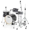 PEARL MT564/C-D752 Midtown Serisi Matte Black 4 Parça (16B/10T/13F/13S) Akustik Davul Seti