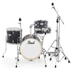 PEARL MT564/C-D752 Midtown Serisi Matte Black 4 Parça (16B/10T/13F/13S) Akustik Davul Seti