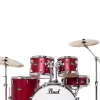 PEARL RS525SBC/C747 Roadshow Matte Red 5 Parça (22B/10T/12T/16F/14S) Aksamlı ve Zilli Akustik Davul Seti