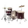 PEARL RS525SC/C91 Roadshow Şarap Kırmızısı 5 Parça (22B/10T/12T/16F/14S) Aksamlı ve Sabian Solar Zilli Akustik Davul Seti