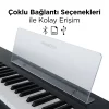 PIANOVA E818 Siyah - Beyaz Dijital Piyano