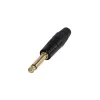 Rean RP2C-B Mono 6,3mm Çivi Jak, Gold Kontak