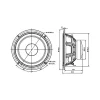 SB Acoustics SB16PFCR25-8 Kağıt Cone