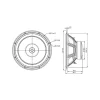 SB Acoustics SB20FRPC30-8 inç full range