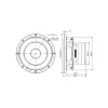 SB Acoustics SB23MFCL45-8 SUB özellikli Woofer
