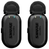 Shure MoveMic Two İki kanal Kablosuz Yaka Mikrofonu (Şarj çantası dahil)