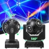 Flash FL-50 Led Moving Head Efekt Işık, 8x15W 8 beams Led + Lazer + Strobe 3 in 1