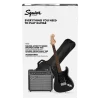 Squier Affinity Strat HSS Frontman 15G Amp Charcoal Frost Metallic Elektro Gitar Seti