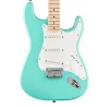 Squier Sonic Stratocaster Hard Tail Akçaağaç Klavye WPG Sea Foam Green Elektro Gitar