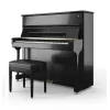 STEINWAY & SONS K-132 Parlak Siyah 132 CM Duvar Piyanosu