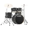 TAMA IP50H6WBN-BOB Imperialstar Blacked Out Black 5 Parça (20B/10T/12T/14F/14S) Aksamlı Akustik Davul Seti