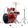TAMA IP52H6W-BRM - Imperialstar Burnt Red Mist 5 Parça (22B/10T/12T/16F/14S) Aksamlı Akustik Davul Seti
