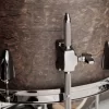 Tama IP62H6WBN-WLW - Imperialstar Walnut Burl Wrap 6 Parça (22B/10T/12T/14F/16F/14S) Aksamlı Akustik Davul Seti