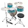 TAMA LJK48H4-AQB  Club-Jam Aqua Blue 4 Parça (18B/10T/14F/13S) Aksamlı Akustik Davul Seti