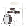 TAMA LJK48PBN-BWW Limited Club-JAM Pancake Burgundy Walnut Wrap 4 Parça (18B/10T/13F/12S) Akustik Davul Seti