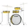 TAMA LJK48PBN-ELY Limited Club-JAM Pancake Electric Yellow 4 parça (18B/10T/13F/12S)  Akustik Davul Seti