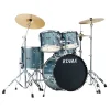 TAMA ST50H6C-SEM Stagestar Sea Blue Mist 5 Parça (20B/10T/12T/14F/14S) Aksamlı ve Zilli Akustik Davul Seti