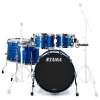 TAMA WBS52RZS-LOR Starclassic Walnut Birch Ocean Blue Ripple 5 Parça (22B/10T/12T/14F/16F) Akustik Davul Seti
