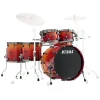 TAMA WBS62RZBBS-VBF Limited Starclassic Walnut/Birch Vermilion Bosse Fonce Fade 6 Parça (22B/10T/12T/14T/16F/14S) Akustik Davul Seti