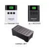 TRS11-USB 1+10 Tour Guide system set, USB Charging, Bagless