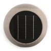 Victrola Zen – Kablosuz Dış Mekan Bluetooth Güneş Enerjili Hoparlör – IP65 Hava Koşullarına Dayanıklı, Güneş Enerjisiyle Şarj, Auracast Kullanarak Çoklu Hoparlör Bağlantısı (Tekli, Taş Rengi)