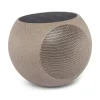 Victrola Zen – Kablosuz Dış Mekan Bluetooth Güneş Enerjili Hoparlör – IP65 Hava Koşullarına Dayanıklı, Güneş Enerjisiyle Şarj, Auracast Kullanarak Çoklu Hoparlör Bağlantısı (Tekli, Taş Rengi)