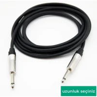 Denox Hazır Gitar Kablosu Erkek Çivi to Erkek Çivi Mono