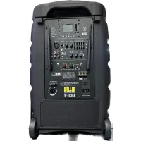 Wöller Mobil Hoparlör W-1030A, Çift El Mikrofonlu, Şarjlı, 2+3 Kanal