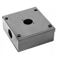 Caymon BKT2081 Sıva Üstü Mikrofon Prizi, Komple Metal, Elektrostatik Boyalı, 80x80 mm