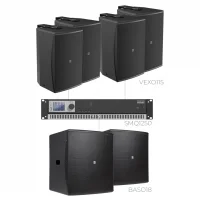 Audac FORTE15.6V Mağaza, Cafe, Restoran, Spor Salonu için Ses Sistemi 750 m2