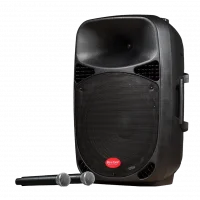 Baretone MAX15 15 Taşınabilir Ses Sistemi | 260W Çift El Kablosuz Mikrofonlu | USB, Bluetooth