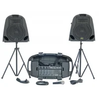 Bots LC-S200 Aktif Compact Bavul tipi Taşınabilir Ses Sistemi, 2x10 400W 220V (taşıma case çatlak)