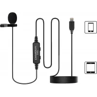 CKMOVA LCM2L Iphone Ipad ve IOS için Lightning Girişli Yaka Mikrofonu
