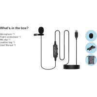 CKMOVA LCM2L Iphone Ipad ve IOS için Lightning Girişli Yaka Mikrofonu