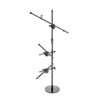 CTT M4 Çoklu 3 Mikrofon takılabilen Mikrofon Standı, Tablalı
