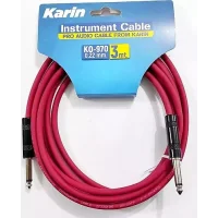 Karin KO-970-3MT (Kırımızı) 3-metre Gitar Kablosu (Kırmızı)
