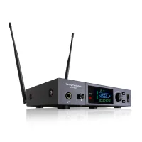 K.Meister UW-401H Yaka + Headset Tek Kanal Kablosuz Mikrofon Seti, Gerçek Diversity, 300-metre Mesafe