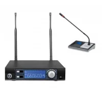 Machtig KS-3362 Kablosuz Kürsü Mikrofonu Seti, 128-kanal, 300 metre mesafe