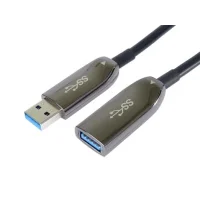 Woxcon USB 3.0 Optik uzatma kablosu 5 Gbps Hibrit Aktif Kablo 30-metre