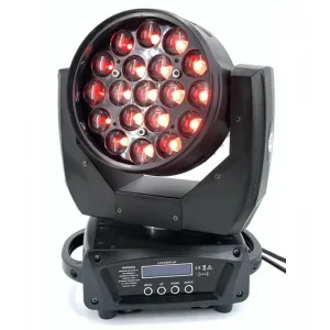 QUBE RAIZER 19QZ 19x15W Led Wash Moving Head RGBW 4 in 1