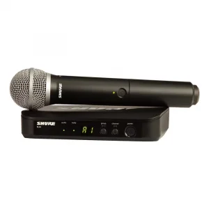 SHURE BLX24E/PG58 Tek El Kablosuz Mikrofon Seti