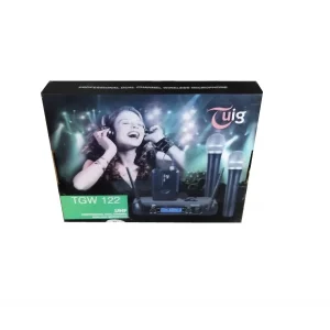 Tuig TGW-122 Çift Yaka Kablosuz Mikrofon Seti